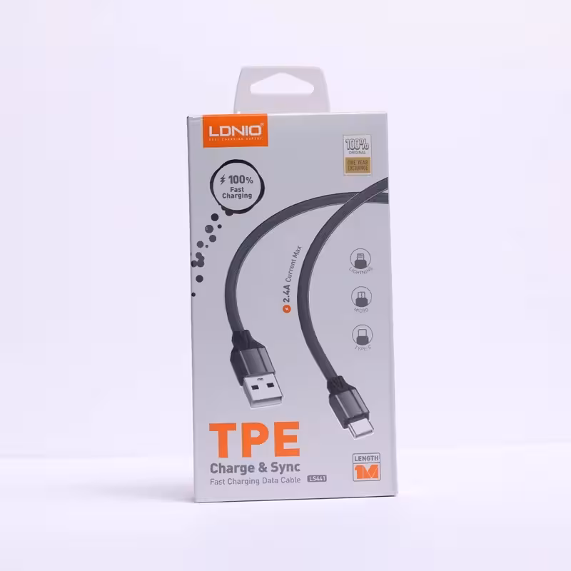 کابل تبدیل USB به لایتنینگ الدینیو مدل ls441 (عمده)