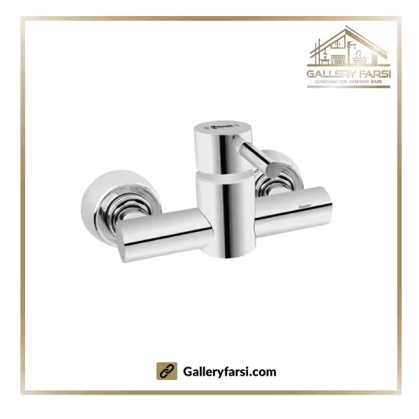 شیر توالت شودر مدل موناکو پلاس کروم