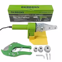 اتو لوله کشی OKBOONS به همراه متعلقات و قیچی