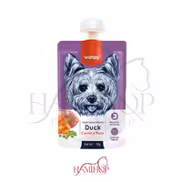 پودینگ سگ ونپی با طعم اردک و هویج و نخود سبز Wanpy Duck & Carrot & Pea وزن 90 گرم