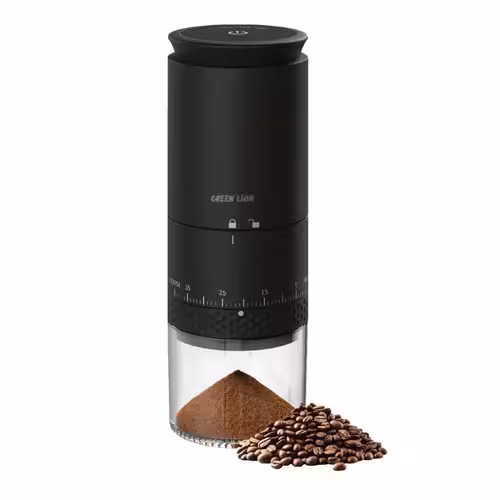 آسیاب قهوه گرین لاین مدل GL-CG45 ا Green Lion Grind Pro Coffee Grinder-Rechargeable