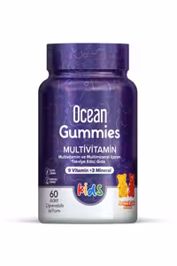 پاستیل جویدنی مولتی ویتامین کودکان Ocean - بسته 60 عددی