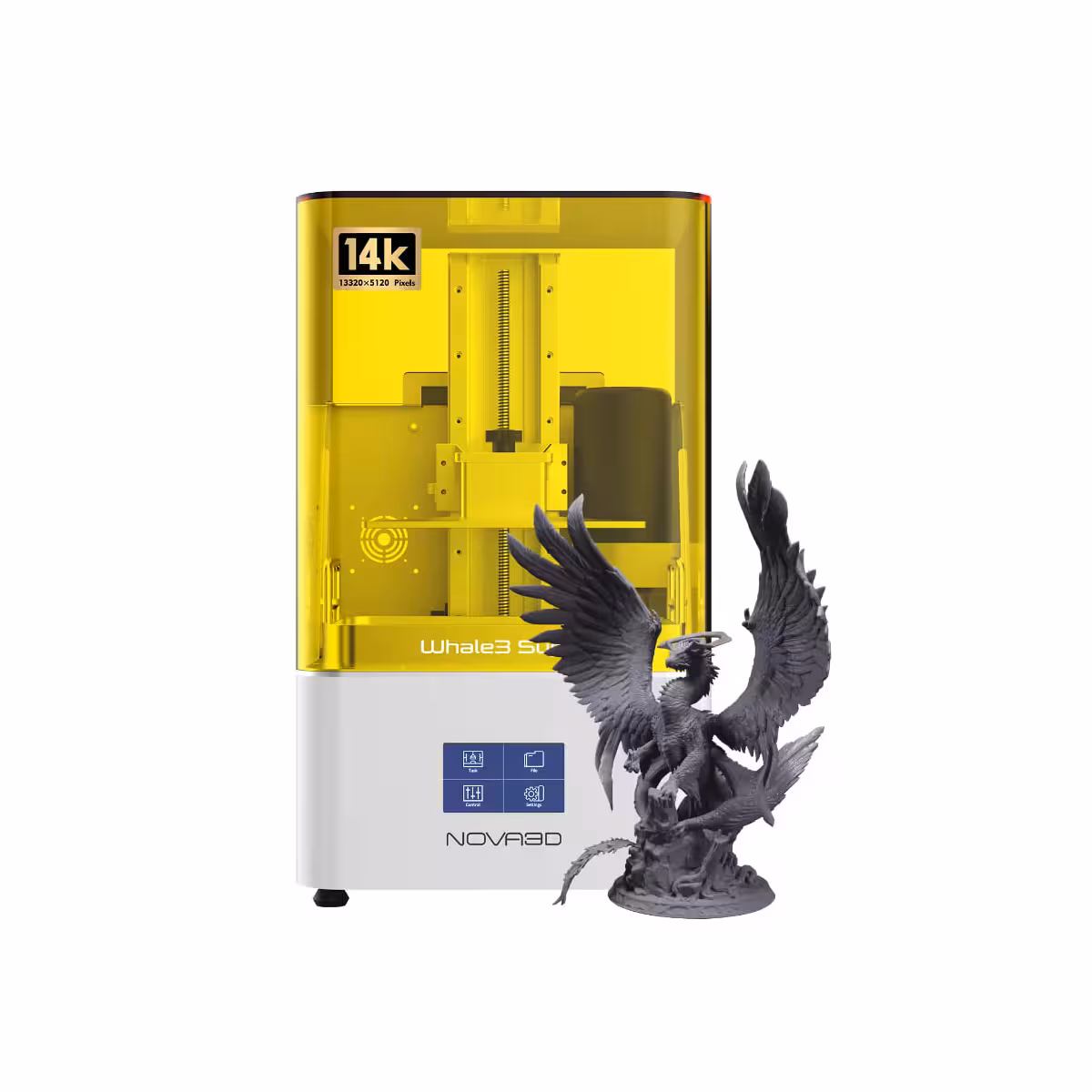 خرید و قیمت پرینتر سه بعدی نوا تری دی مدل whale3 Super 14K برند NOVA3D