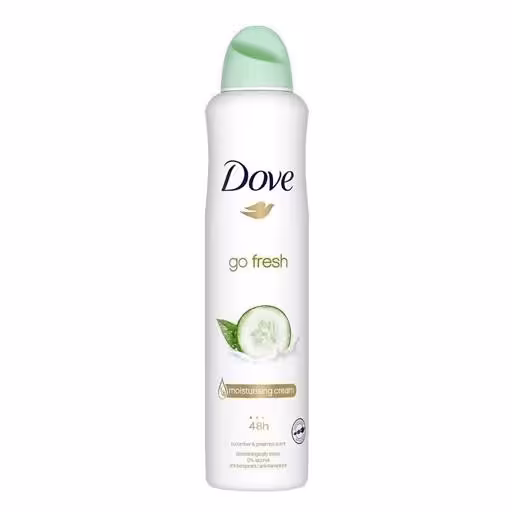 اسپری بدن داو مدل خیار و چای سبز Go Fresh(250 میل)