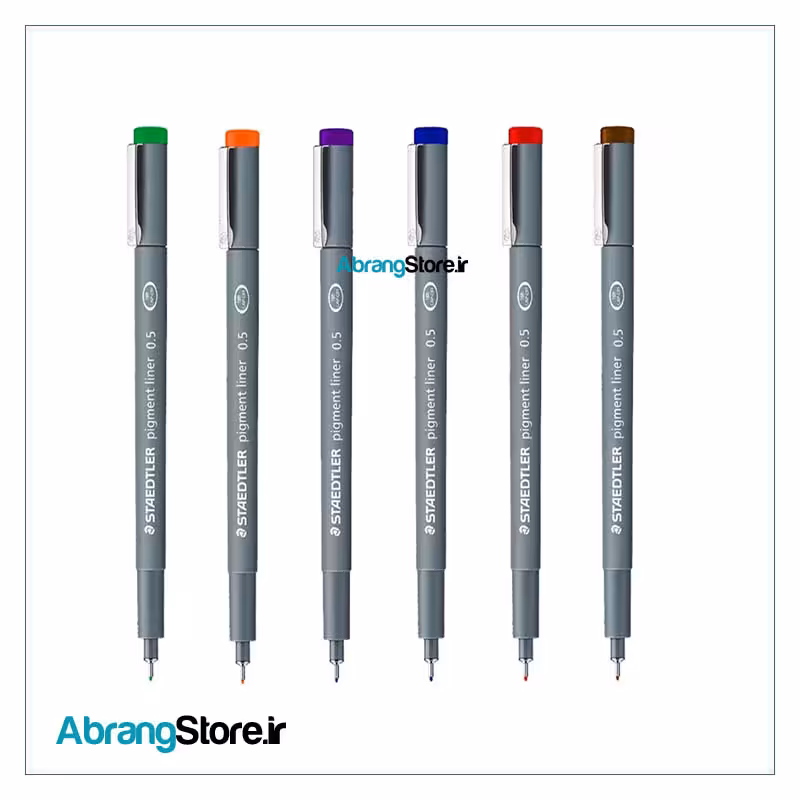روان نویس راپیدی استدلر رنگی 0.5 تک رنگ | Staedtler Pigment Liner Color