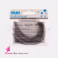 مژه ریسه ای مو طبیعی نخ نامرئی فر D دوو بسته 10 عددی