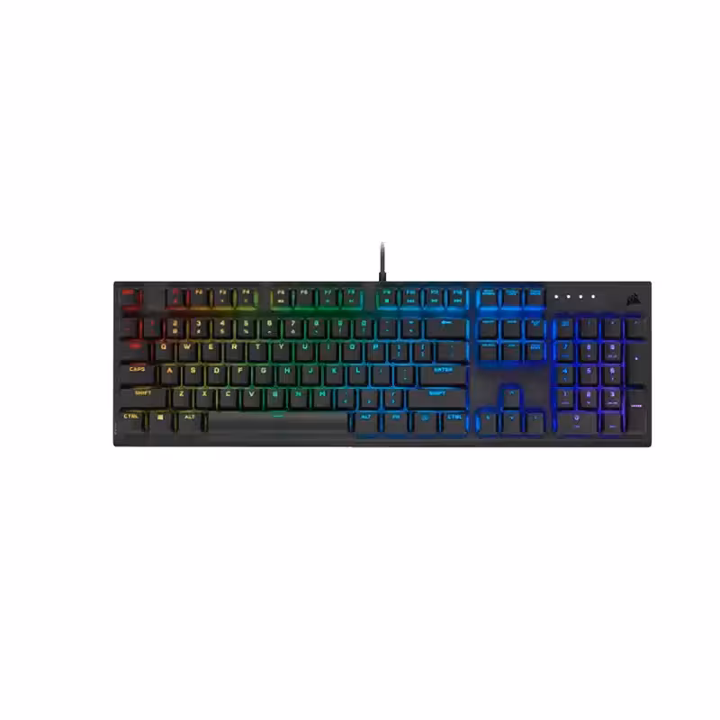 کیبورد گیمینگ مکانیکال کورسیر Corsair K60 RGB PRO CHERRY VIOLA