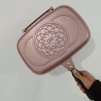 تابه رژیمی 34 سانت پیلو مدل اسنو رزگلد PILAU