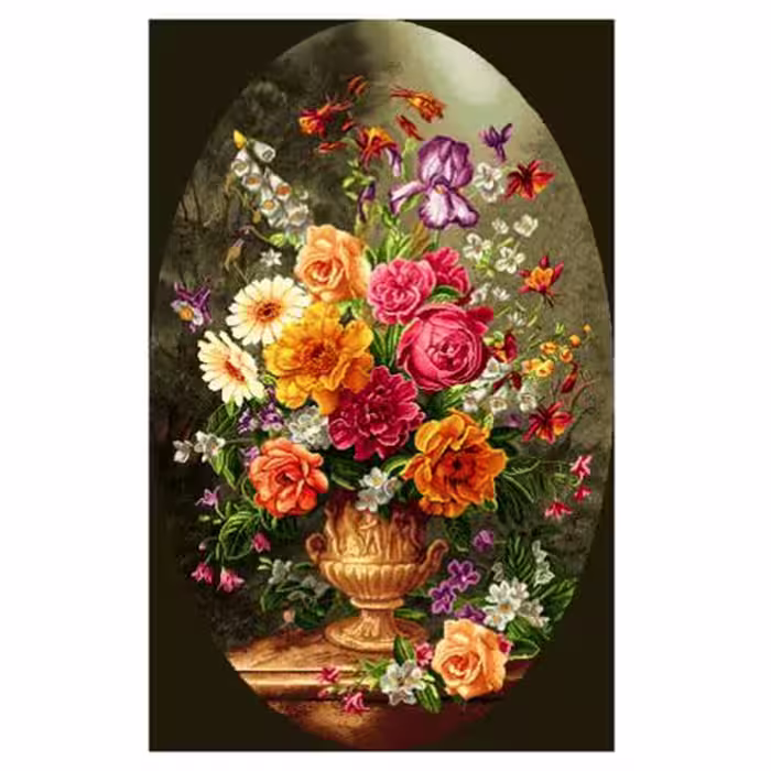 طرح گل وگلدان کد 25195