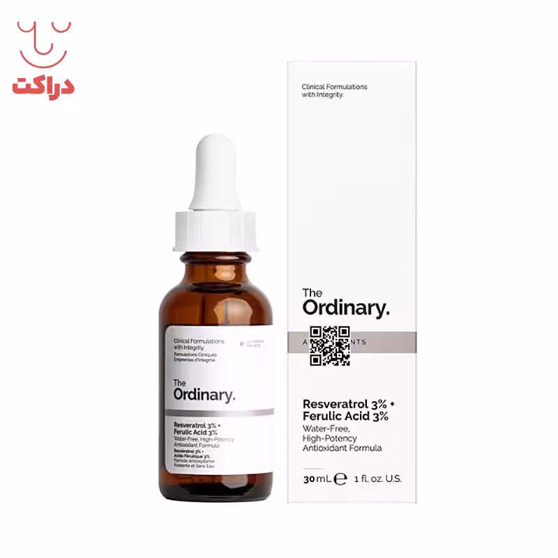 سرم رزوراترول 3% فرولیک اسید 3% اوردینری