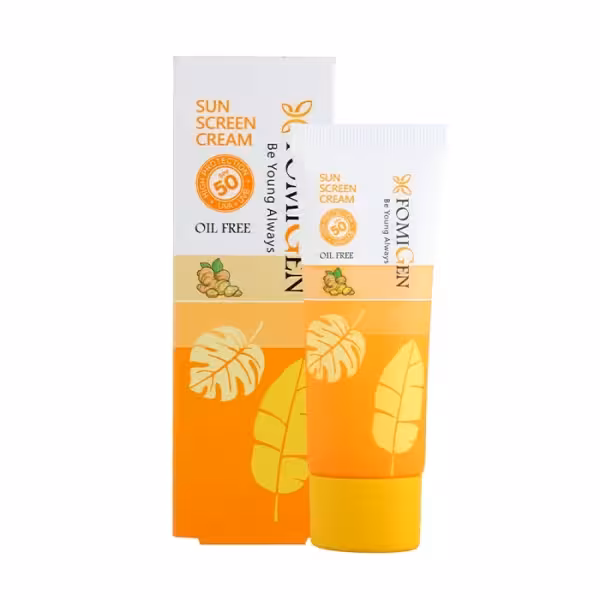 کرم ضدآفتاب بی رنگ فومیژن SPF50 فاقد چربی 40 میل