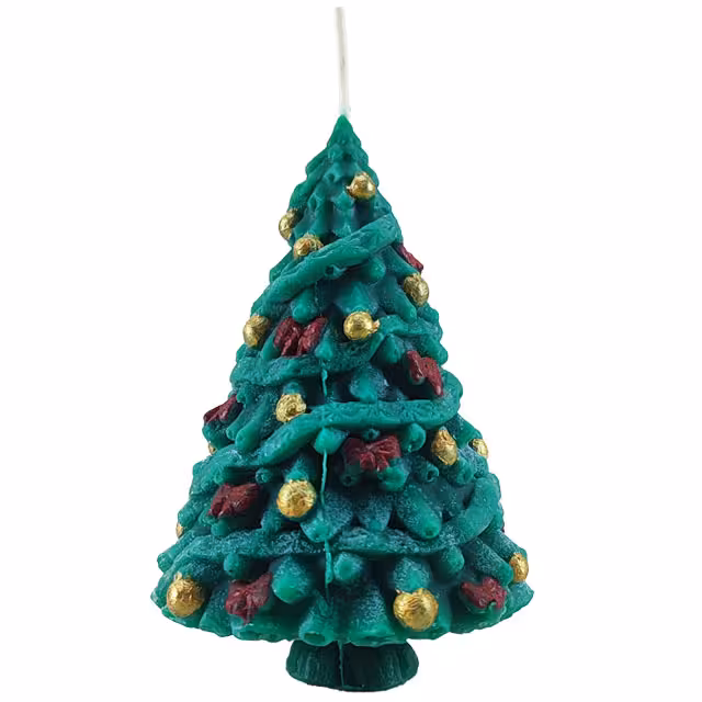 شمع دست ساز طرح درخت کاج