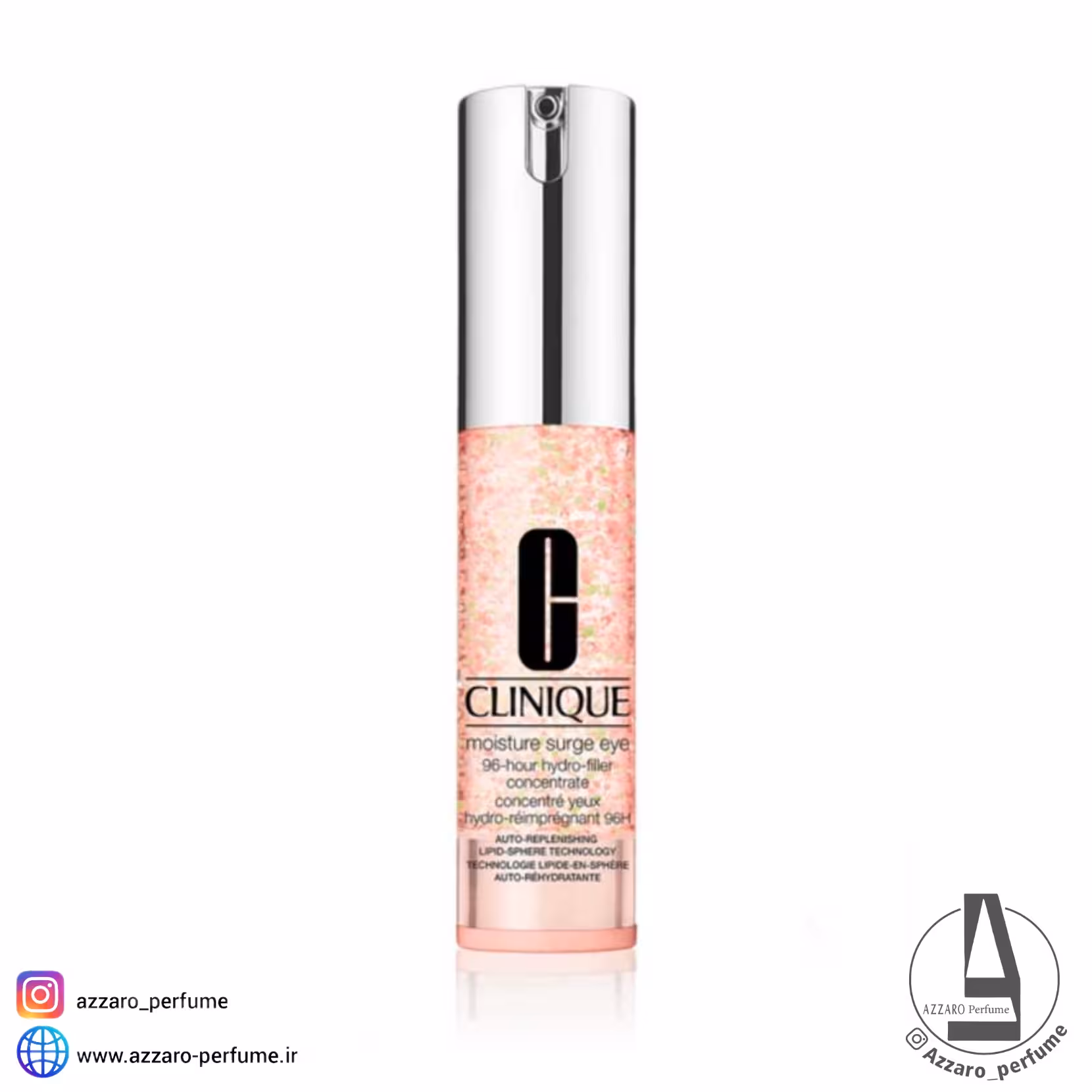 ژل آبرسان دور چشم 96 ساعته هیدروفیلر کلینیک Clinique حجم 15 میل