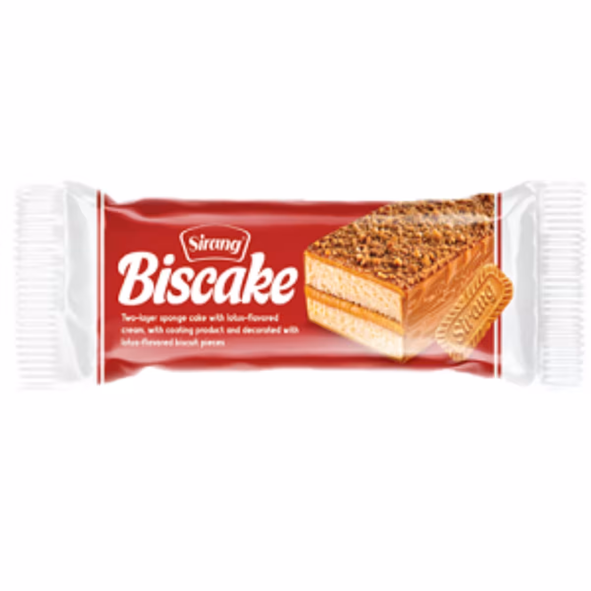 بیس کیک با کرم لوتوس سیرنگ 55 گرمی