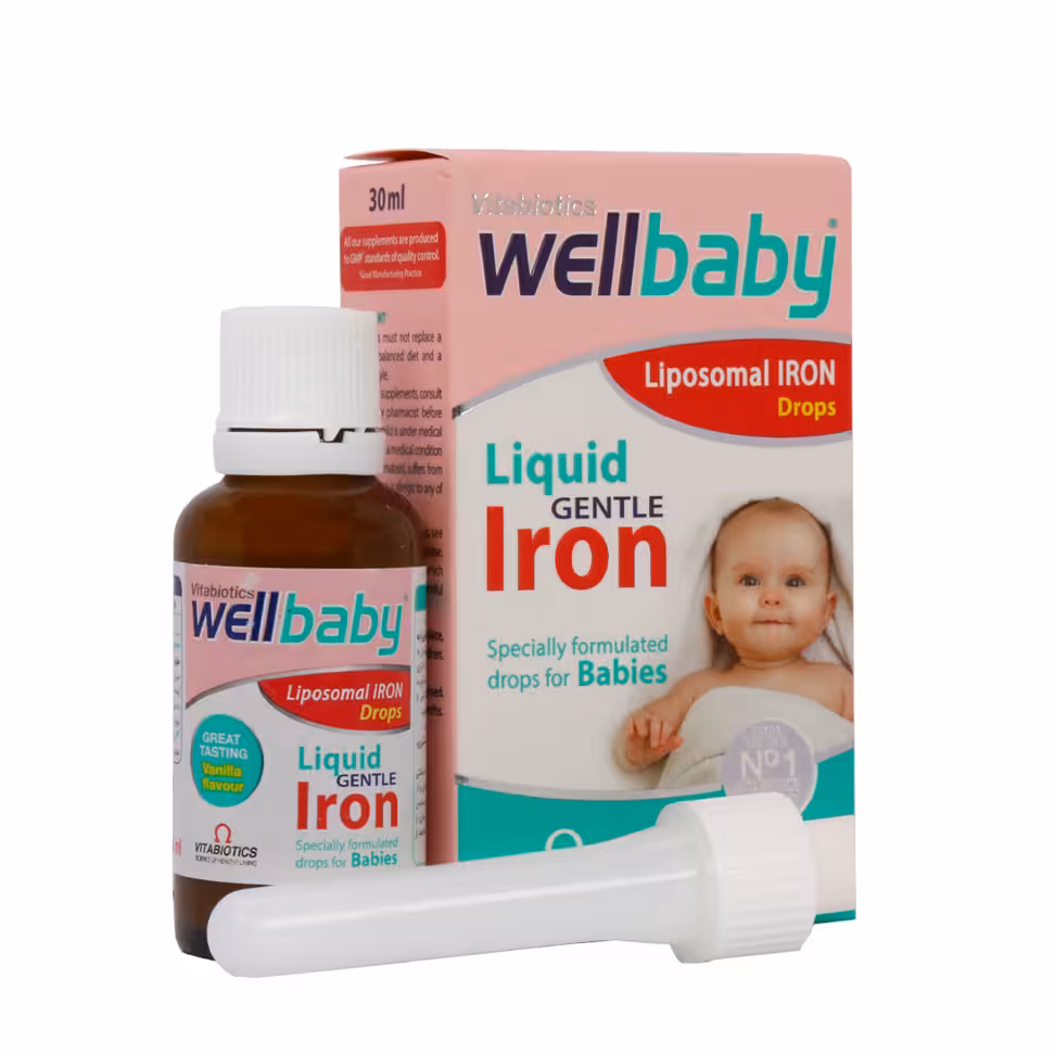قطره آهن ول بیبی لیپوزومال ویتابیوتیکس