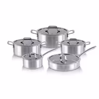 سرویس قابلمه استیل 10 پارچه داخل لیزری ام جی اس (MGS)