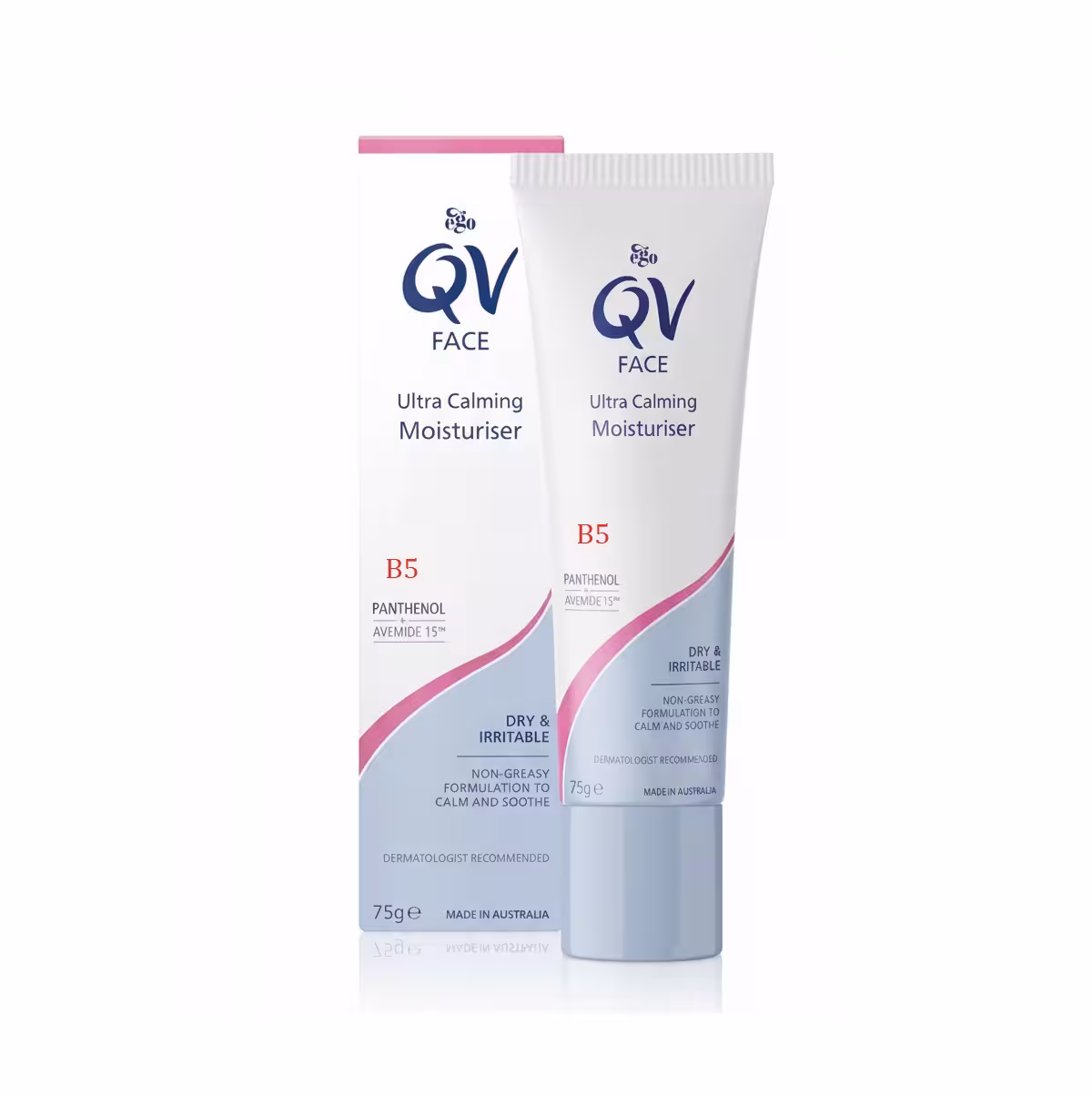 مرطوب کننده فوق العاده تسکین دهنده QV Face فاقد چربی B5