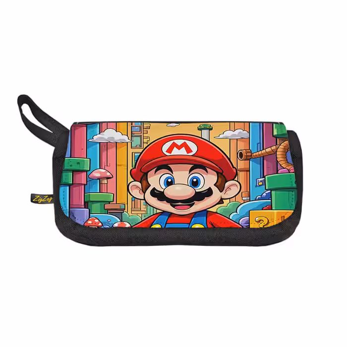 خرید و قیمت جامدادی زیگ زاگ طرح ماریو کد 6861