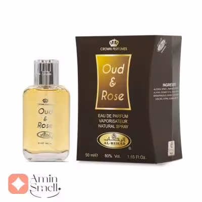 خرید ادکلن مردانه عود و رز الرحاب 50 میل | Oud & Rose al rehab 50 mil