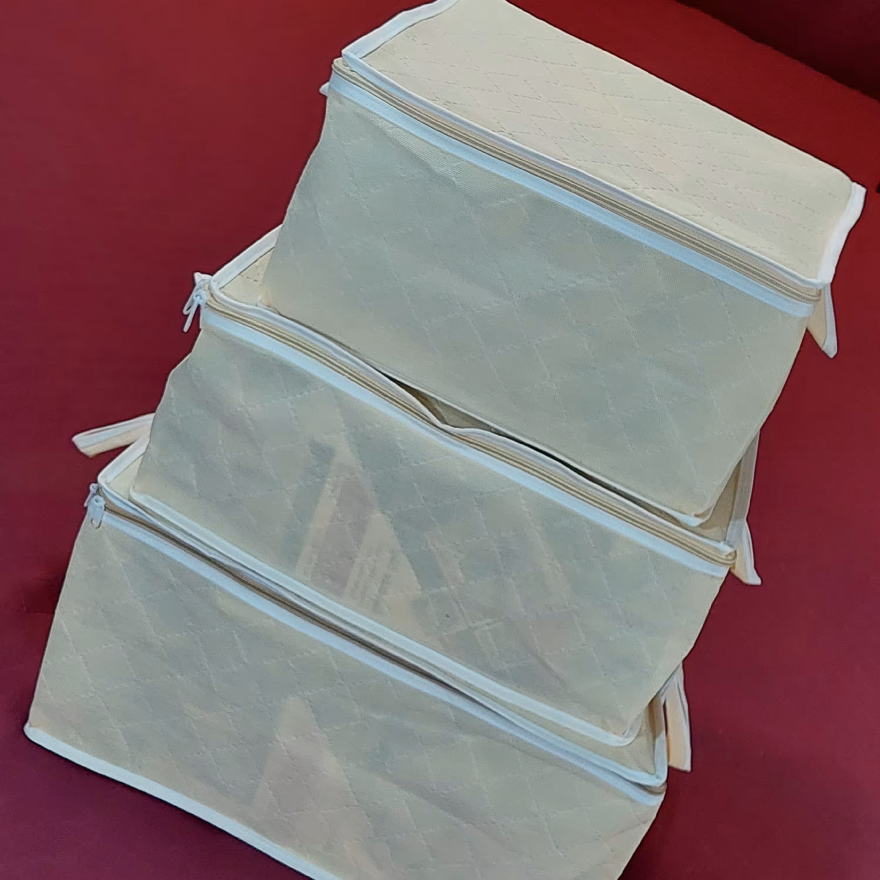 پک سه تایی بقچه زیپ دار لباس 