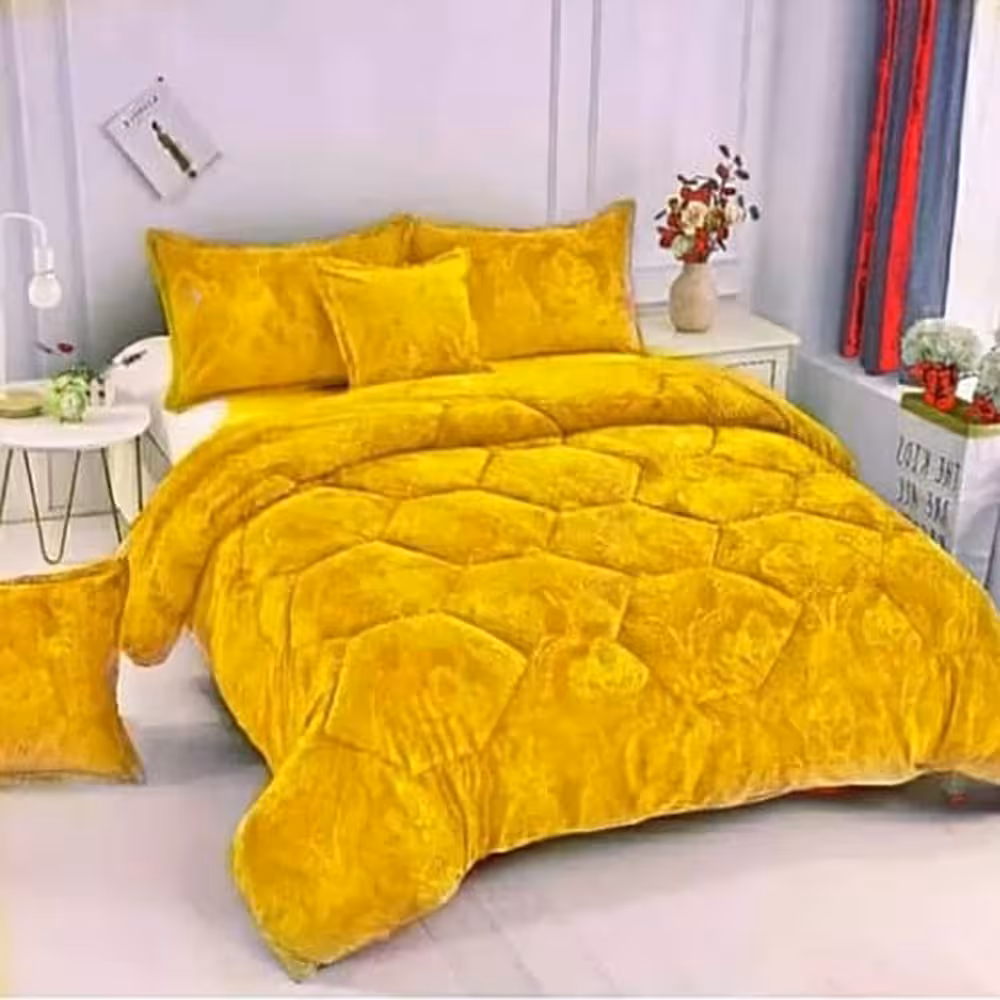 روتختی مخمل شانل زرد کد B31