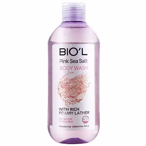 شامپو بدن ژلی زنانه بیول مدل PINK SEA SALT حجم 400 ML