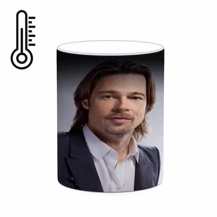 ماگ حرارتی چیتوکالا طرح برد پیت Brad Pitt مدل mgh25303