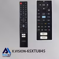 کنترل اصلی تلویزیون هوشمند ایکس ویژن 65XTU845