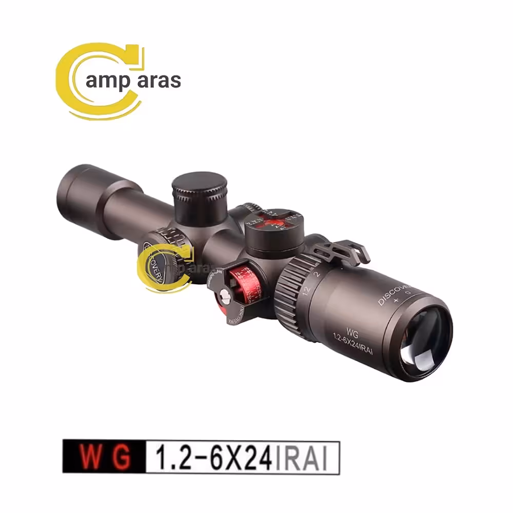 دوربین تفنگ دیسکاوری DISCOVERY WG 1.2x6x24IRAI اورجینال - کمپ آراس