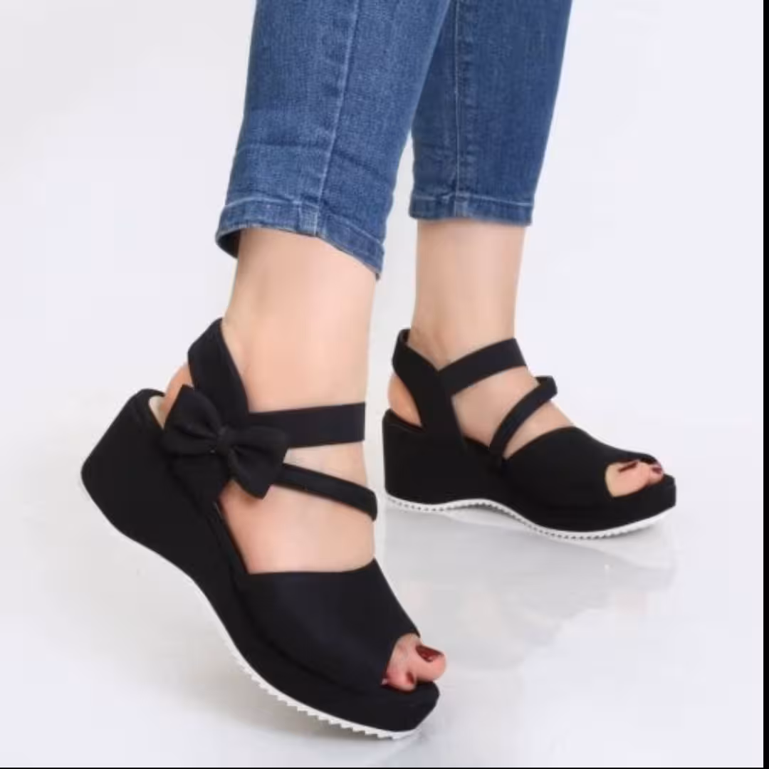 صندل زنانه دخترانه پاپیونی زیره پیو رویه استرج غواصی طبی و راحت