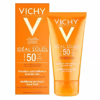 ضدآفتاب ویشی بی رنگ پوست چرب CAPITAL SOLEIL SPF50