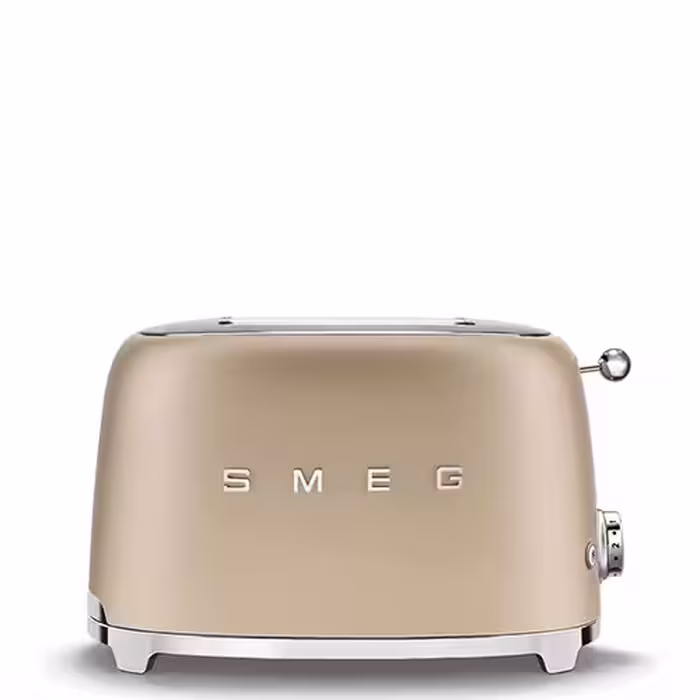 توستر 2 اسلایس کوچک اسمگ SMEG مدل TSF01 شامپاینی