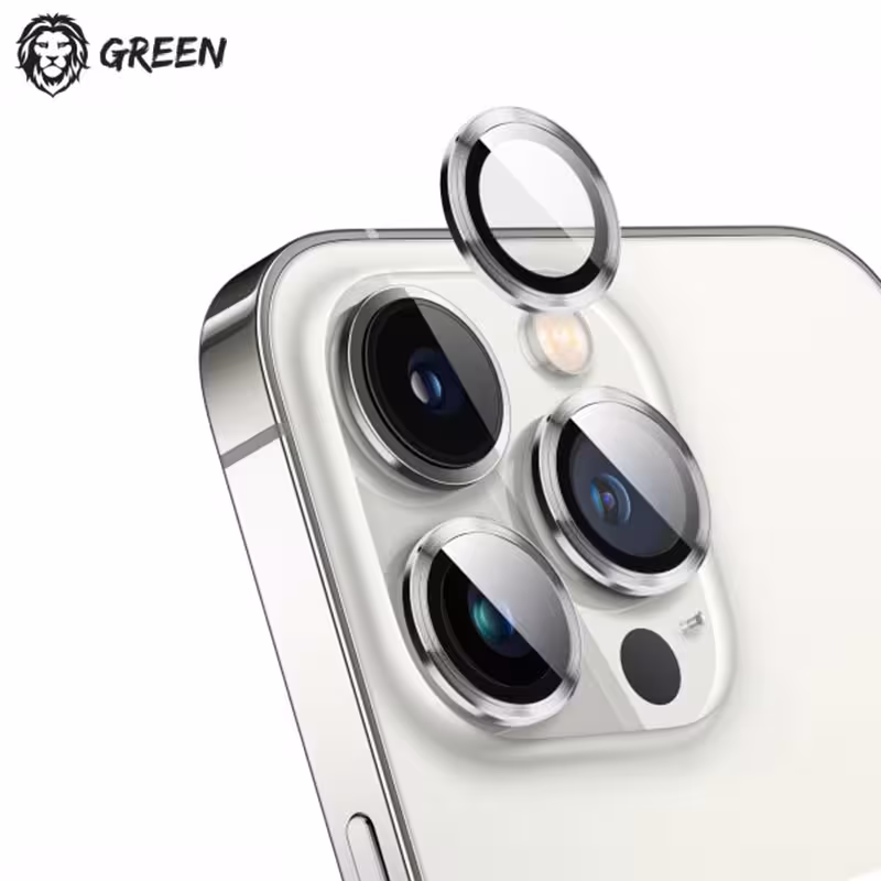 محافظ لنز دوربین گرین iPhone 13 Pro Max برند Green Lion