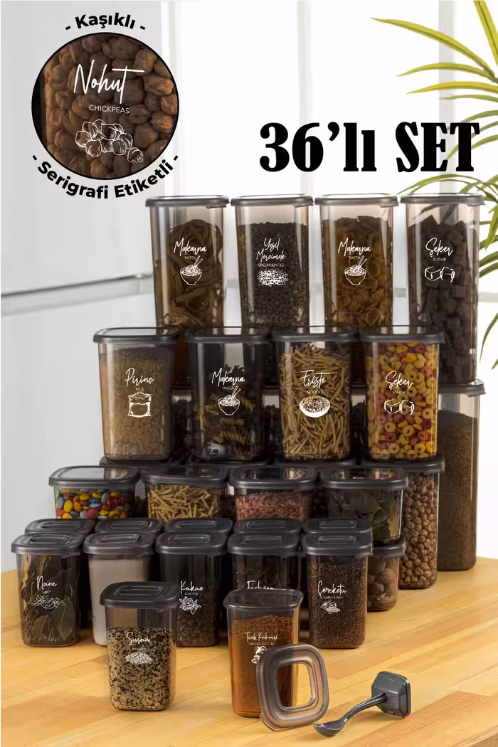 ست 36 تکه ظروف نگهدارنده Vienev کد NW36LISET