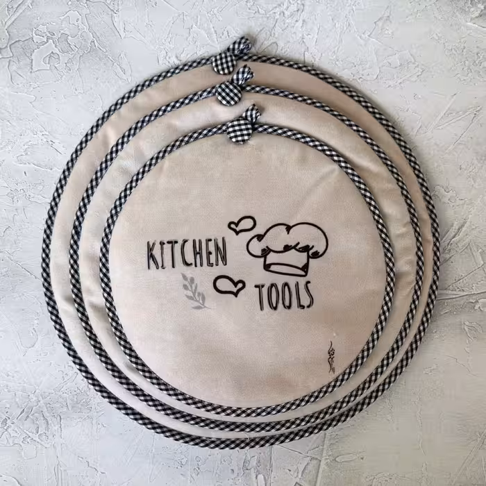 ست 3تایی دمکنی مخمل کیانا - طرح 78