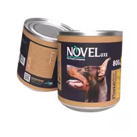 کنسرو سگ طعم پته بیف و سیرابی برند Novel نوول 800 گرمی