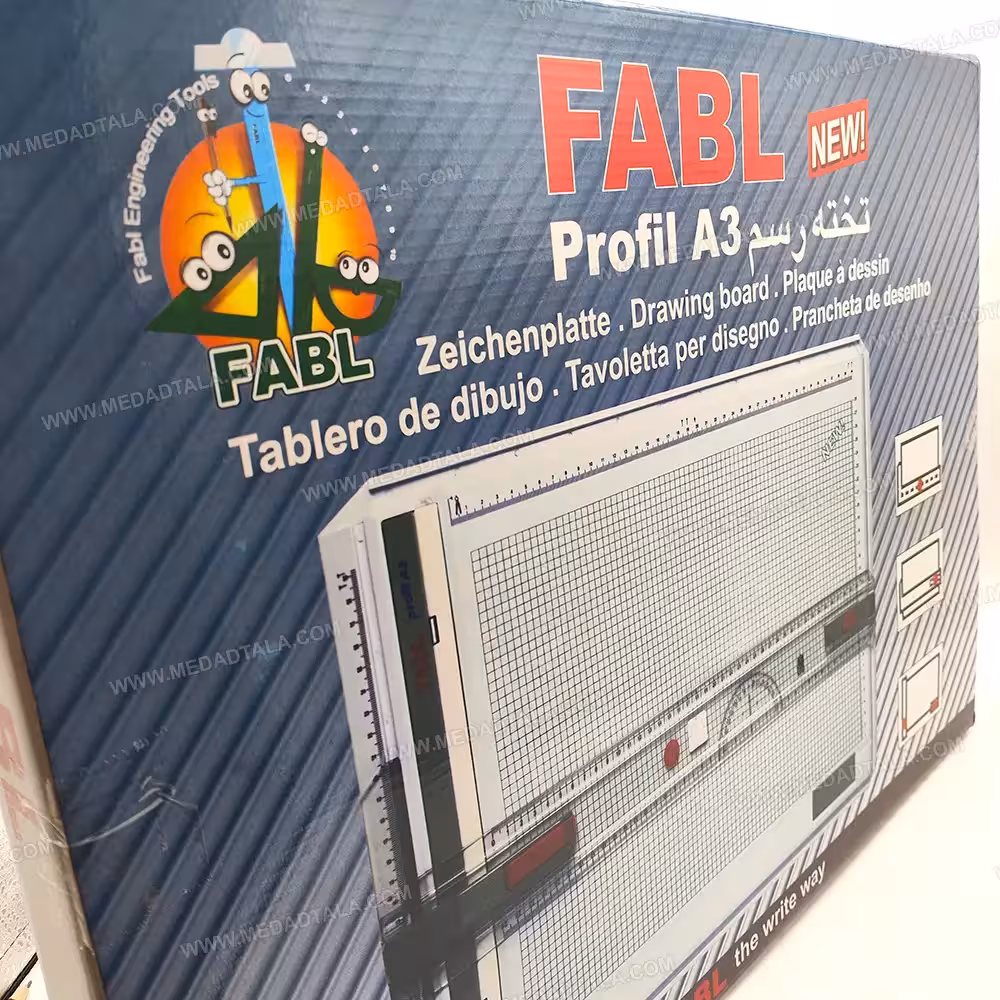 تخته رسم ثابت فابل (صفحه شطرنجی) سایز A3