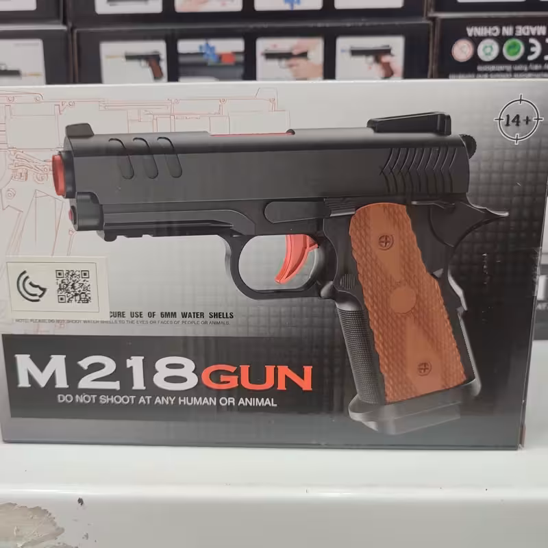 تفنگ اسباب بازی اسلحه و کلت اسباب بازی دارای سه حالت تیر مختلف ساچمه ای هفت تیر