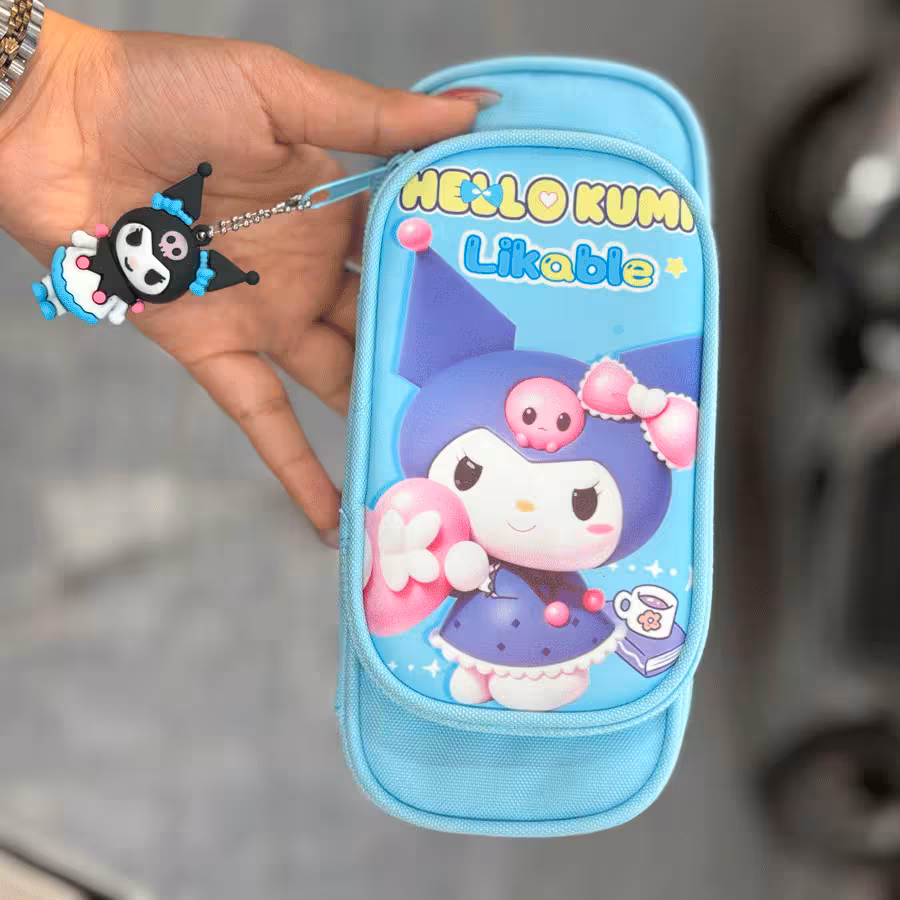 جامدادی همراه با آویز طرح کرومی 005