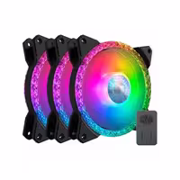 فن کیس کولر مستر MASTERFAN MF120 PRISMATIC بسته 3 عددی