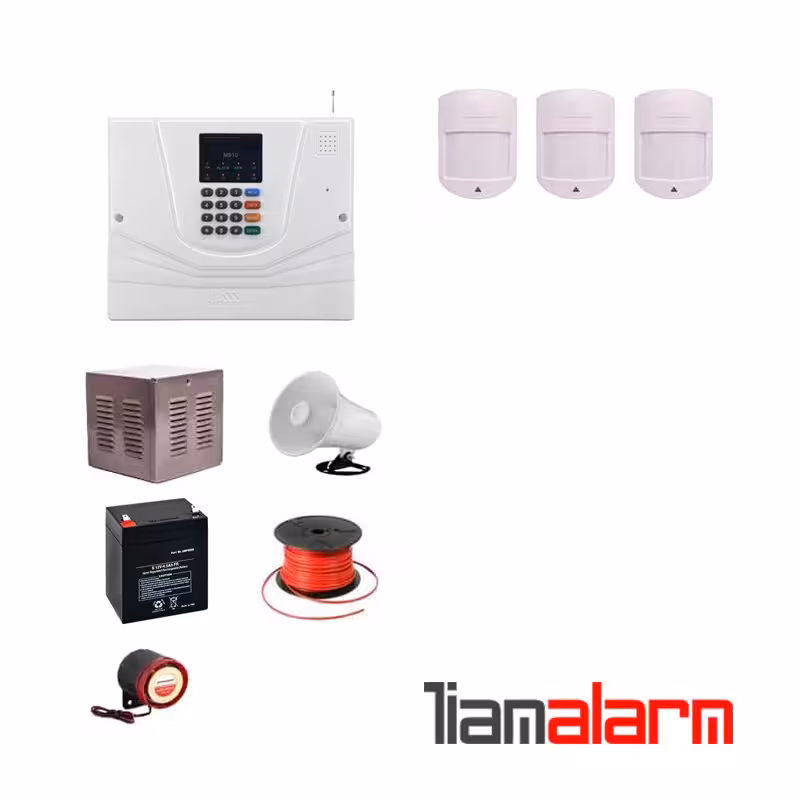 پکیج دزدگیر اماکن با سیم مدل مستر سیم کارتی و تلفنی M930H63