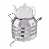 کتری قوری شیردار راسل 5 لیتری دسته لاکچری (ساخت ترکیه) – کد کالا: TR-124 s