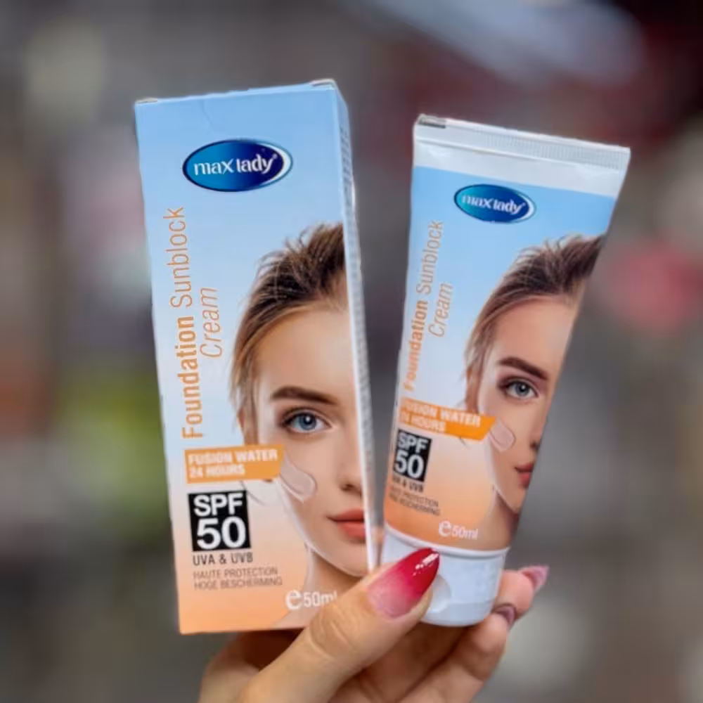 ضدآفتاب تینتی SPF50 مکس لیدی Max lady