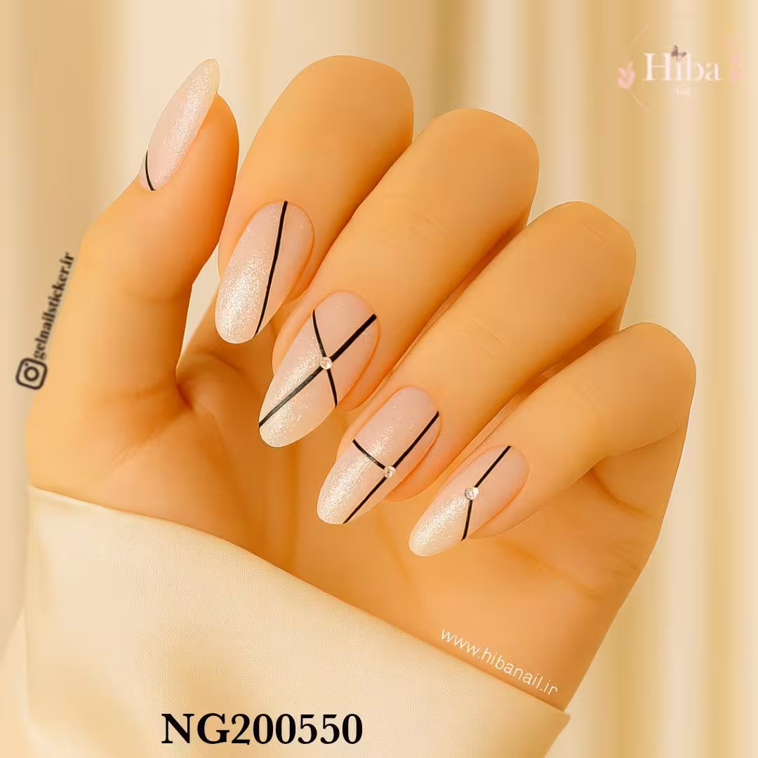 استیکر ژله ای کاشت ناخن (نیل رپ)_کد NG200550