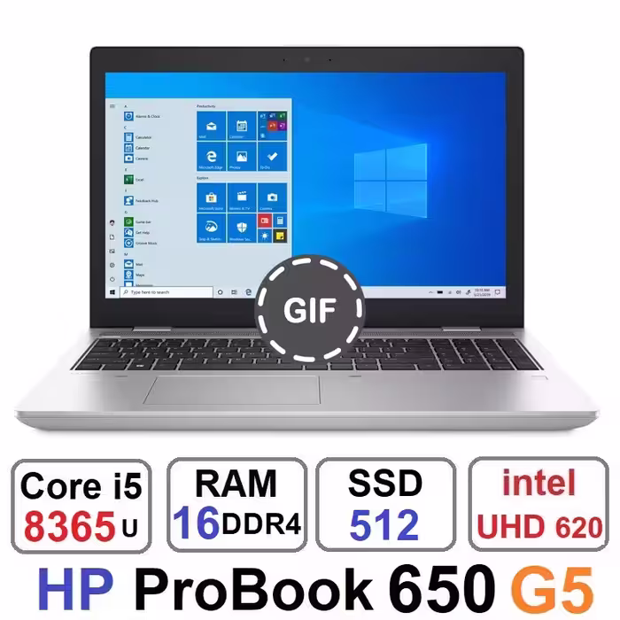 لپ تاپ اچ پی HP ProBook 650 G5 Core i5 8365u رم16و512