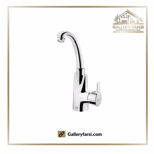 شیر روشویی شودر متحرک مدل راموندکروم