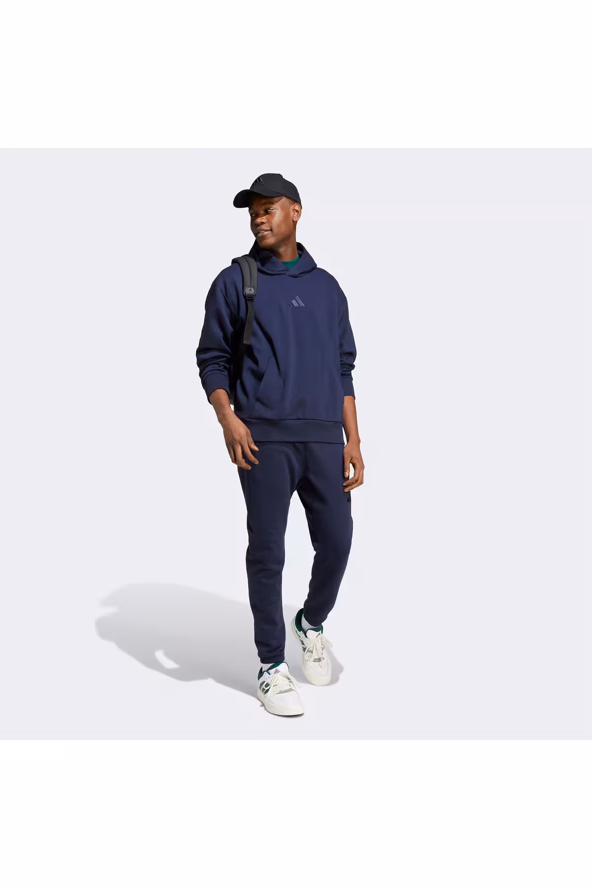 شلوار گرمکن ورزشی آبی مردانه تمام لباس های روزانه دریایی SZN SIX adidas