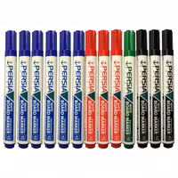 ماژیک وایت برد پرشیا مدل سر تخت کد 450 بسته 12 عددی | چاوه