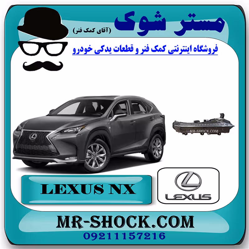 دیلایت روی سپر جلو لکسوس NX300 برند اصلی تویوتا جنیون با تضمین اصالت