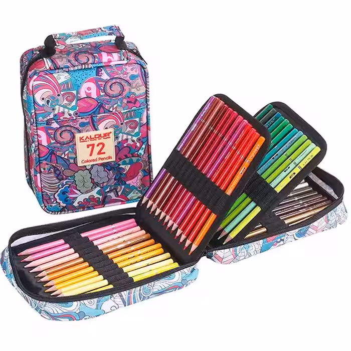 مداد رنگی 72 رنگ کالوور   کیف اورجینال